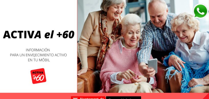 ACTIVA +60 vía What’s App, una iniciativa del Ayuntamiento de Terrassa